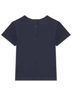 Guess T-Shirt N5YI22 K8HM4 Granatowy Regular Fit