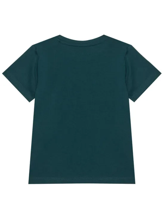 Guess T-Shirt N6YI13 K3801 Zielony ciemny Regular Fit