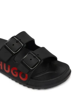HUGO Klapki G01193 M Czarny