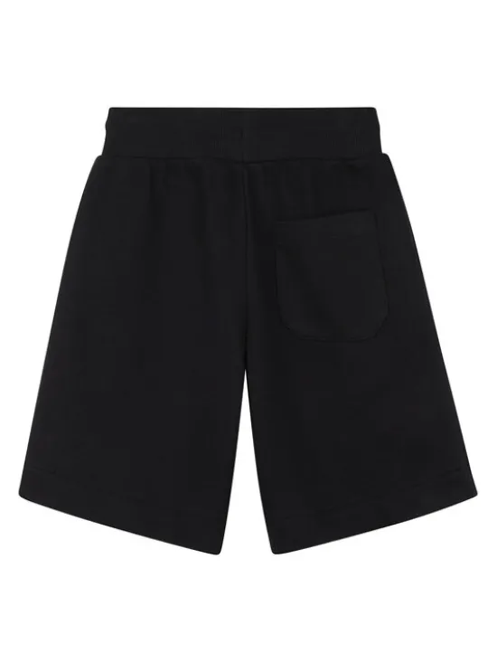 HUGO Szorty sportowe G01183 S Czarny Regular Fit