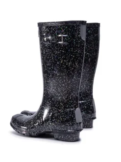 Hunter Kalosze Org Kids Giant Glitter Boots JFT6075RGT Czarny