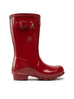 Hunter Kalosze Original Kids Gloss JFT6000RGL Czerwony