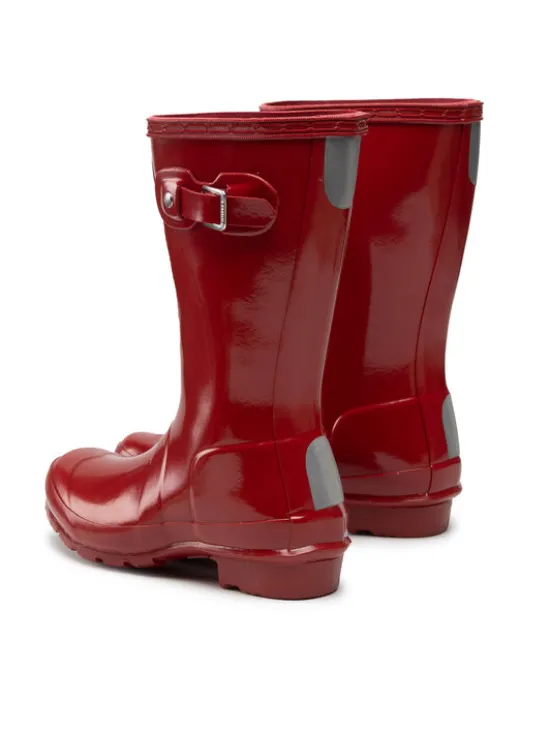 Hunter Kalosze Original Kids Gloss JFT6000RGL Czerwony