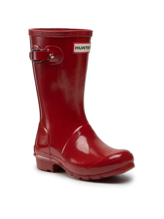 Hunter Kalosze Original Kids Gloss JFT6000RGL Czerwony