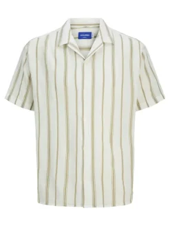 Jack & Jones Junior Koszula Luke 12277304 Biały Relaxed Fit