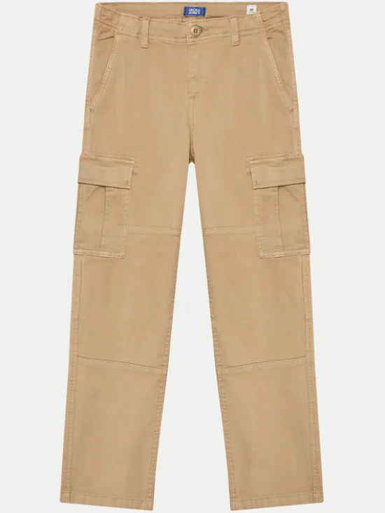 Jack & Jones Junior Spodnie materiałowe 12261033 Beżowy Regular Fit