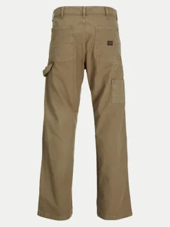 Jack & Jones Junior Spodnie materiałowe Alex 12253790 Brązowy Loose Fit