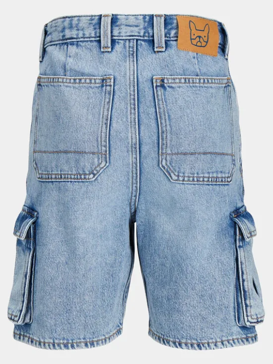 Jack & Jones Junior Szorty jeansowe Chris 12252508 Niebieski Relaxed Fit