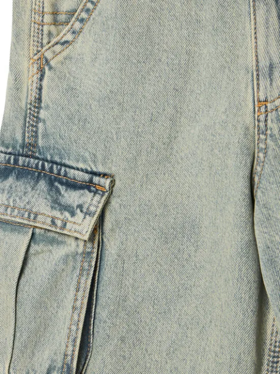 Jack & Jones Junior Szorty jeansowe Alex 12278977 Niebieski Baggy Fit