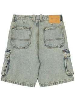 Jack & Jones Junior Szorty jeansowe Alex 12278977 Niebieski Baggy Fit
