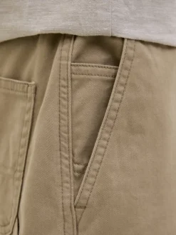 Jack & Jones Junior Szorty materiałowe Tony 12268938 Brązowy Relaxed Fit