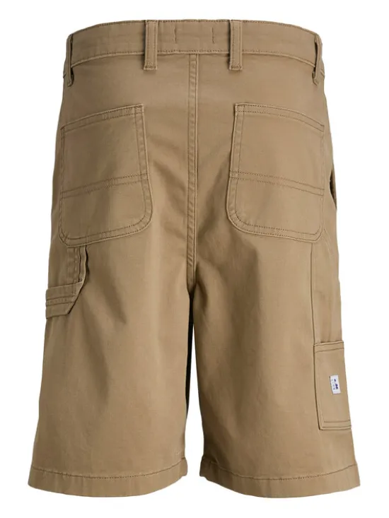 Jack & Jones Junior Szorty materiałowe Tony 12268938 Brązowy Relaxed Fit