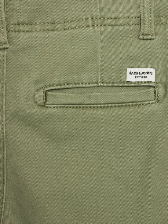 Jack & Jones Junior Szorty materiałowe 12182856 Zielony Cargo Fit