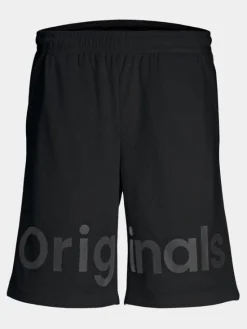 Jack & Jones Junior Szorty sportowe Chicago 12254210 Czarny Relaxed Fit