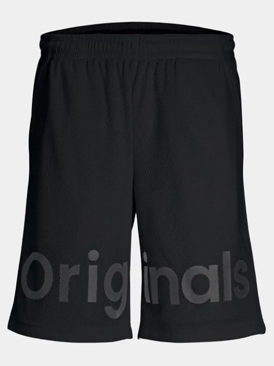 Jack & Jones Junior Szorty sportowe Chicago 12254210 Czarny Relaxed Fit