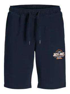 Jack & Jones Junior Szorty sportowe Logo 12249970 Granatowy Slim Fit