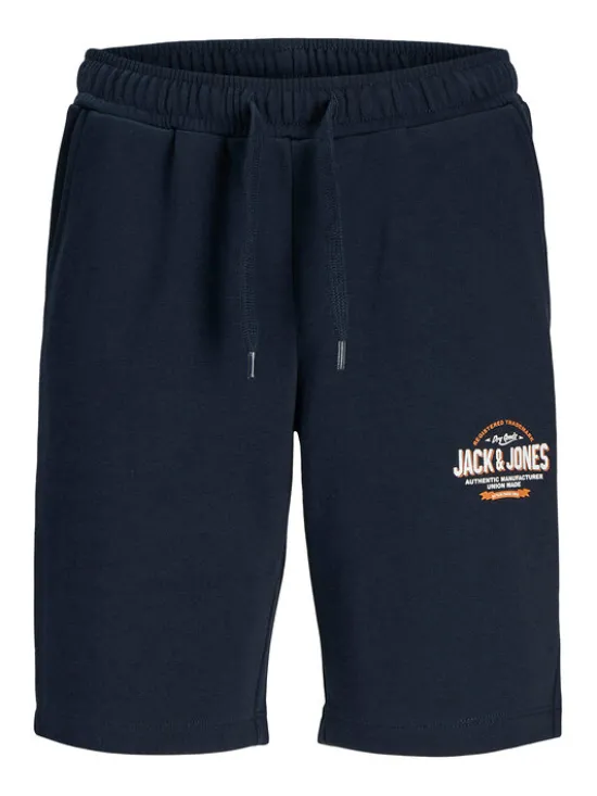 Jack & Jones Junior Szorty sportowe Logo 12249970 Granatowy Slim Fit