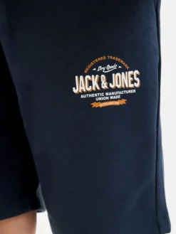 Jack & Jones Junior Szorty sportowe Logo 12249970 Granatowy Slim Fit