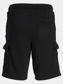 Jack & Jones Junior Szorty sportowe Bradley 12254213 Czarny Regular Fit