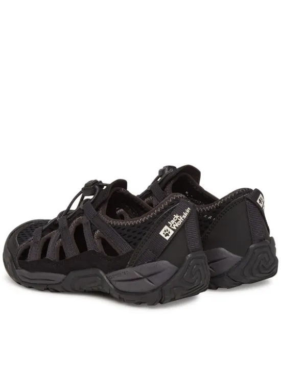 Jack Wolfskin Sandały Levente Sandal A64080 M Czarny