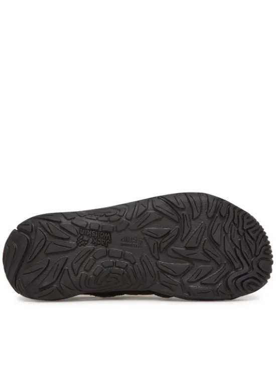 Jack Wolfskin Sandały Levente Sandal A64080 M Czarny