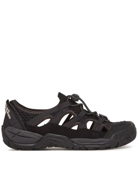 Jack Wolfskin Sandały Levente Sandal A64080 M Czarny