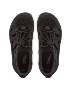 Jack Wolfskin Sandały Levente Sandal A64080 M Czarny