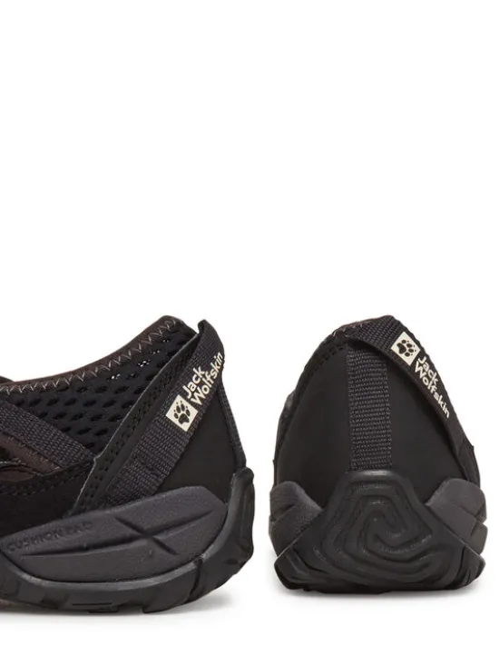 Jack Wolfskin Sandały Levente Sandal A64080 S Czarny