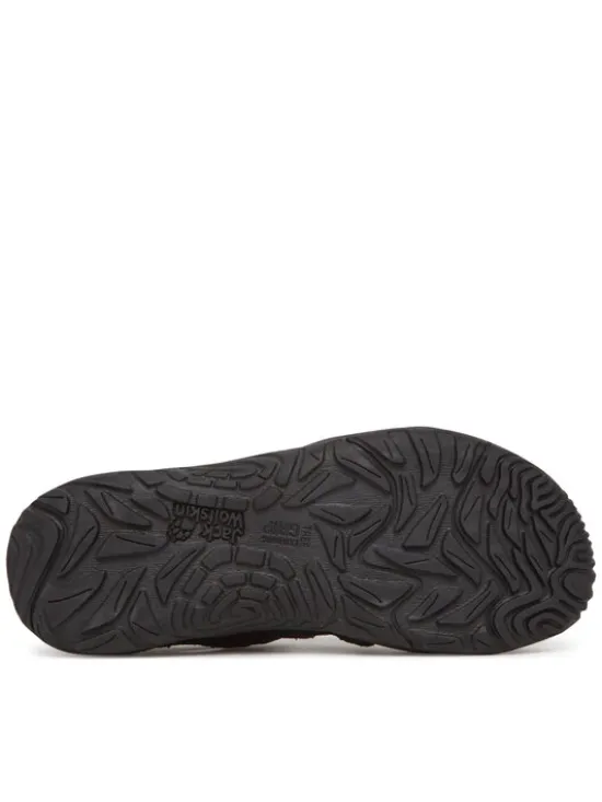 Jack Wolfskin Sandały Levente Sandal A64080 S Czarny