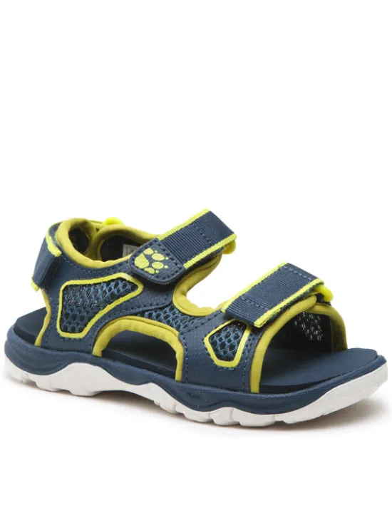 Jack Wolfskin Sandały Taracp Beach Sandal K 4039531 Turkusowy