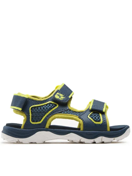 Jack Wolfskin Sandały Taracp Beach Sandal K 4039531 Turkusowy