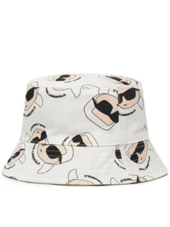KARL LAGERFELD Kapelusz Bucket Z31206 Beżowy