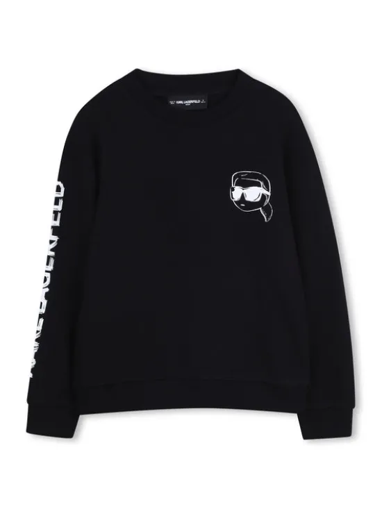 Karl Lagerfeld Kids Bluza Z31088 Czarny Regular Fit