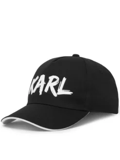 Karl Lagerfeld Kids Czapka z daszkiem Z31222 M Czarny