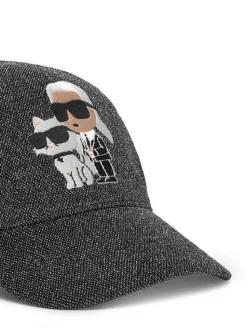 Karl Lagerfeld Kids Czapka z daszkiem Z31198 M Szary jasny