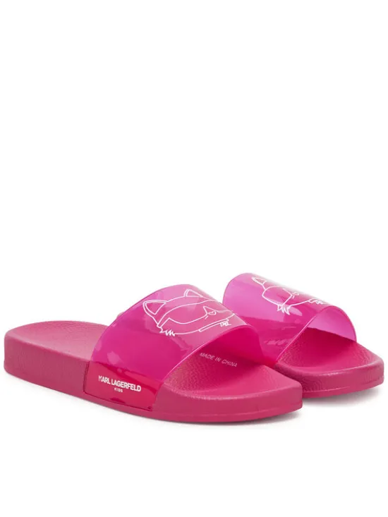 Karl Lagerfeld Kids Klapki Z30369 S Różowy