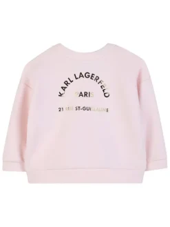Karl Lagerfeld Kids Komplet dresowy Z31056 M Różowy Regular Fit