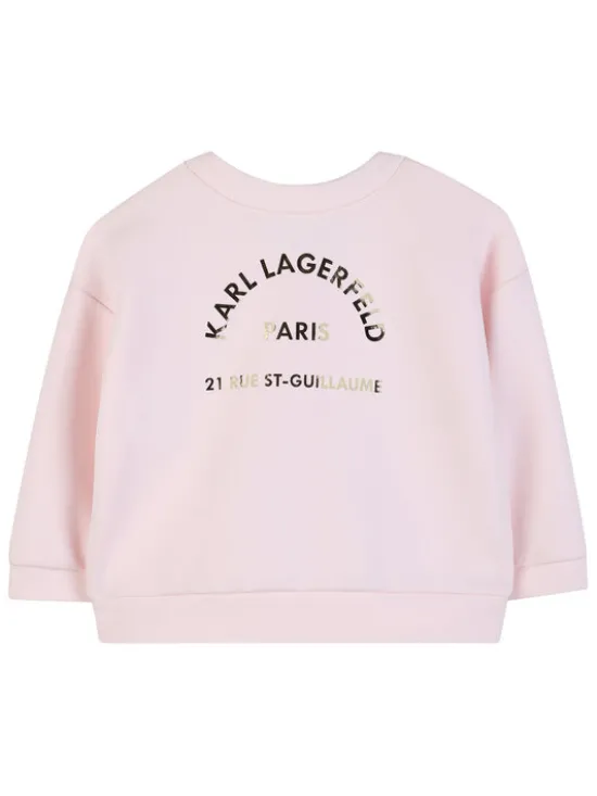 Karl Lagerfeld Kids Komplet dresowy Z31056 M Różowy Regular Fit