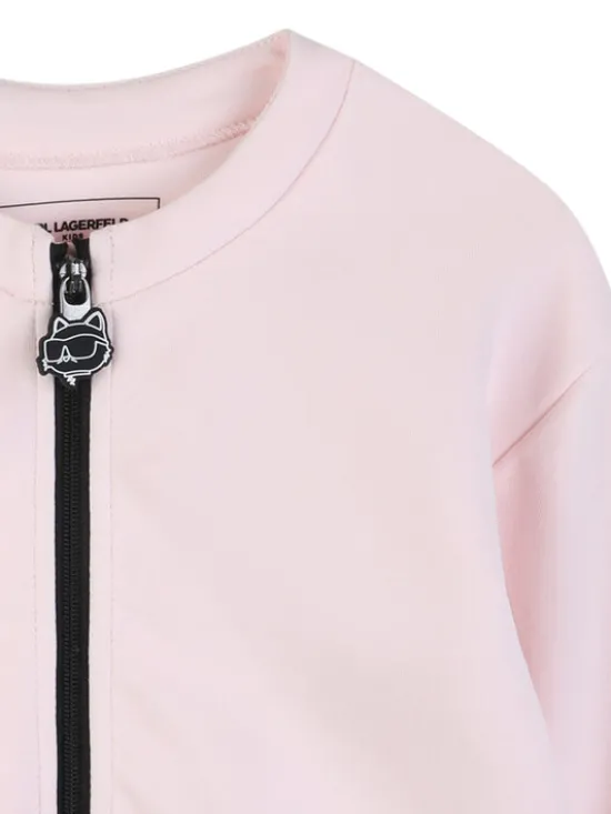 Karl Lagerfeld Kids Komplet dresowy Z31056 M Różowy Regular Fit