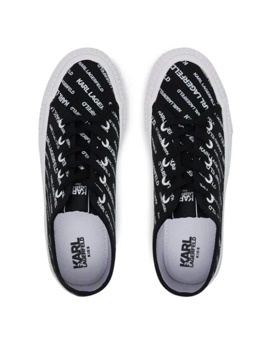 Karl Lagerfeld Kids Tenisówki Z30562 S Czarny