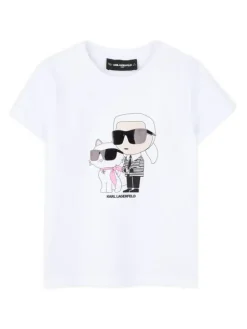 Karl Lagerfeld Kids T-Shirt Z31157 D Biały Regular Fit