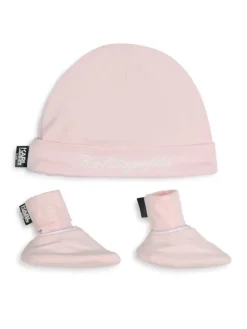 Karl Lagerfeld Kids Zestaw Czapka i Skarpety Z30180 Różowy