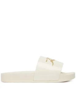 KARL LAGERFELD Klapki Z31174 M Biały