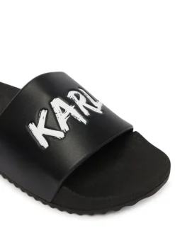 KARL LAGERFELD Klapki Z31178 S Czarny