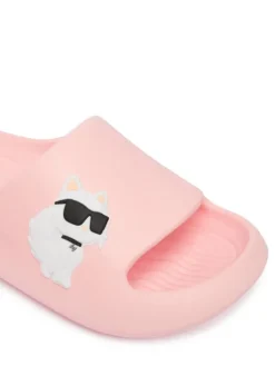 KARL LAGERFELD Klapki Z31172 S Różowy