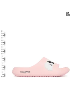 KARL LAGERFELD Klapki Z31172 S Różowy