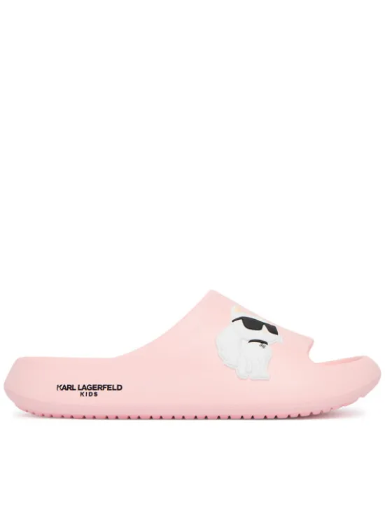 KARL LAGERFELD Klapki Z31172 S Różowy