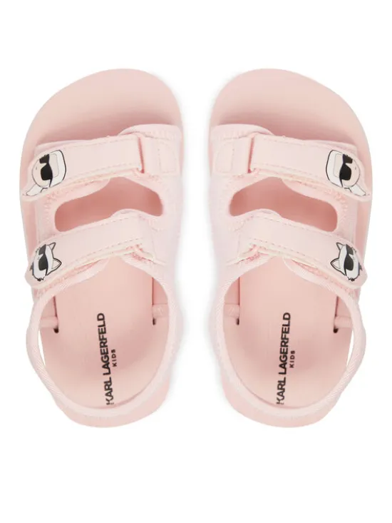 KARL LAGERFELD Sandały Z31183 M Różowy
