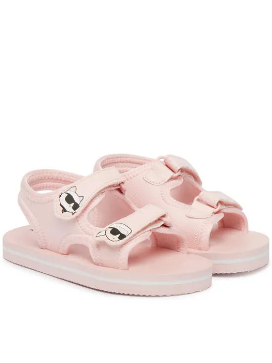 KARL LAGERFELD Sandały Z31183 M Różowy