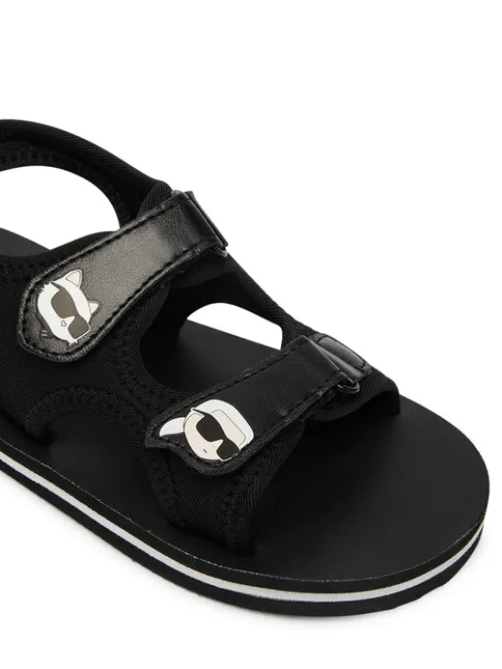 KARL LAGERFELD Sandały Z31183 S Czarny